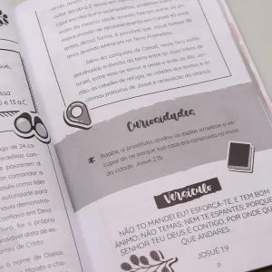 Abas Adesivas para Bíblia | Jornada com Deus Através das Escrituras | Círculo Floral