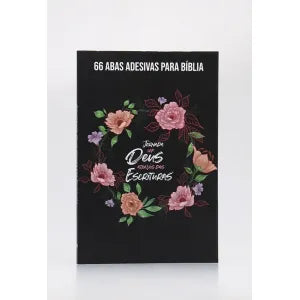 Abas Adesivas para Bíblia | Jornada com Deus Através das Escrituras | Círculo Floral