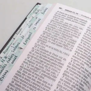 Abas Adesivas para Bíblia | Jornada com Deus Através das Escrituras | Floral