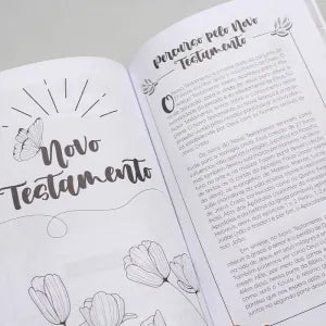 Abas Adesivas para Bíblia | Jornada com Deus Através das Escrituras | Floral