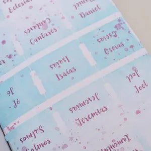 Abas Adesivas para Bíblia | Jornada com Deus Através das Escrituras | Jardim Secreto