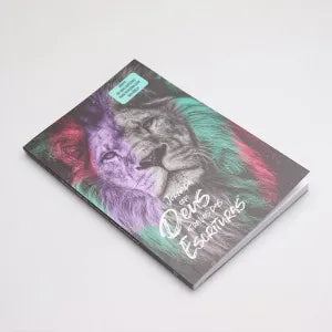 Abas Adesivas para Bíblia | Jornada com Deus Através das Escrituras | Leão de Judá