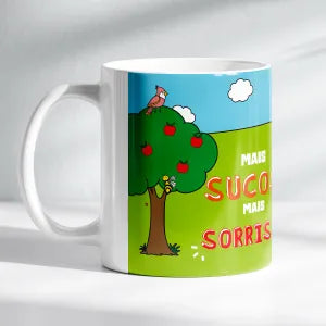 Caneca - Mais sucos, mais sorrisos