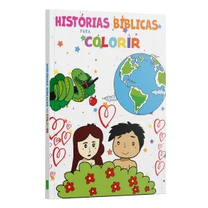 Histórias Bíblicas Para Colorir - Capa Estrelas
