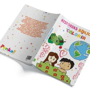 Histórias Bíblicas Para Colorir - Capa Estrelas