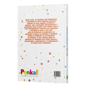 Histórias Bíblicas Para Colorir - Capa Estrelas