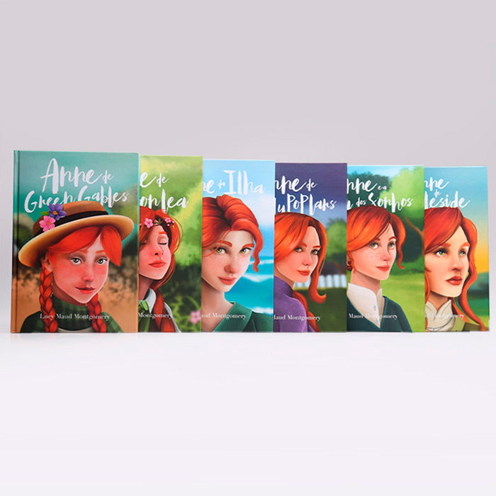 Coleção 6 Livros | Anne de Green Gables | Capa Dura | Lucy Maud Montgomery
