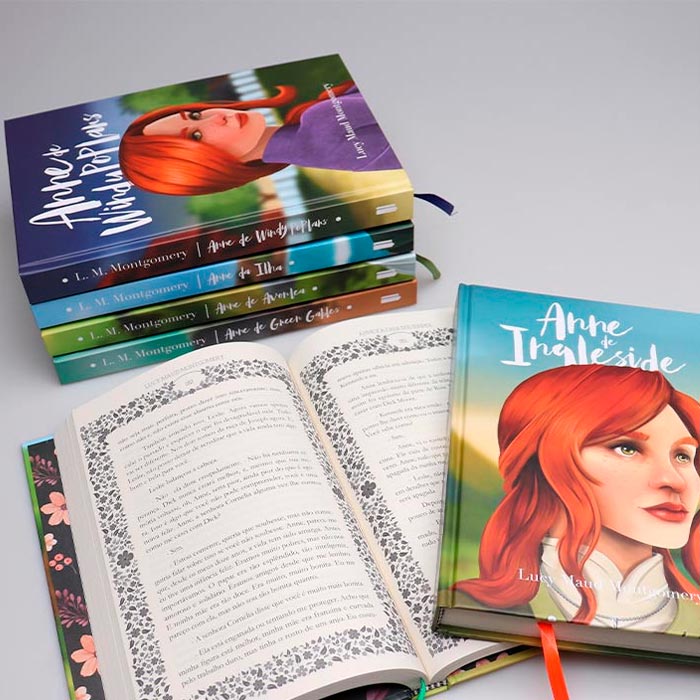 Coleção 6 Livros | Anne de Green Gables | Capa Dura | Lucy Maud Montgomery