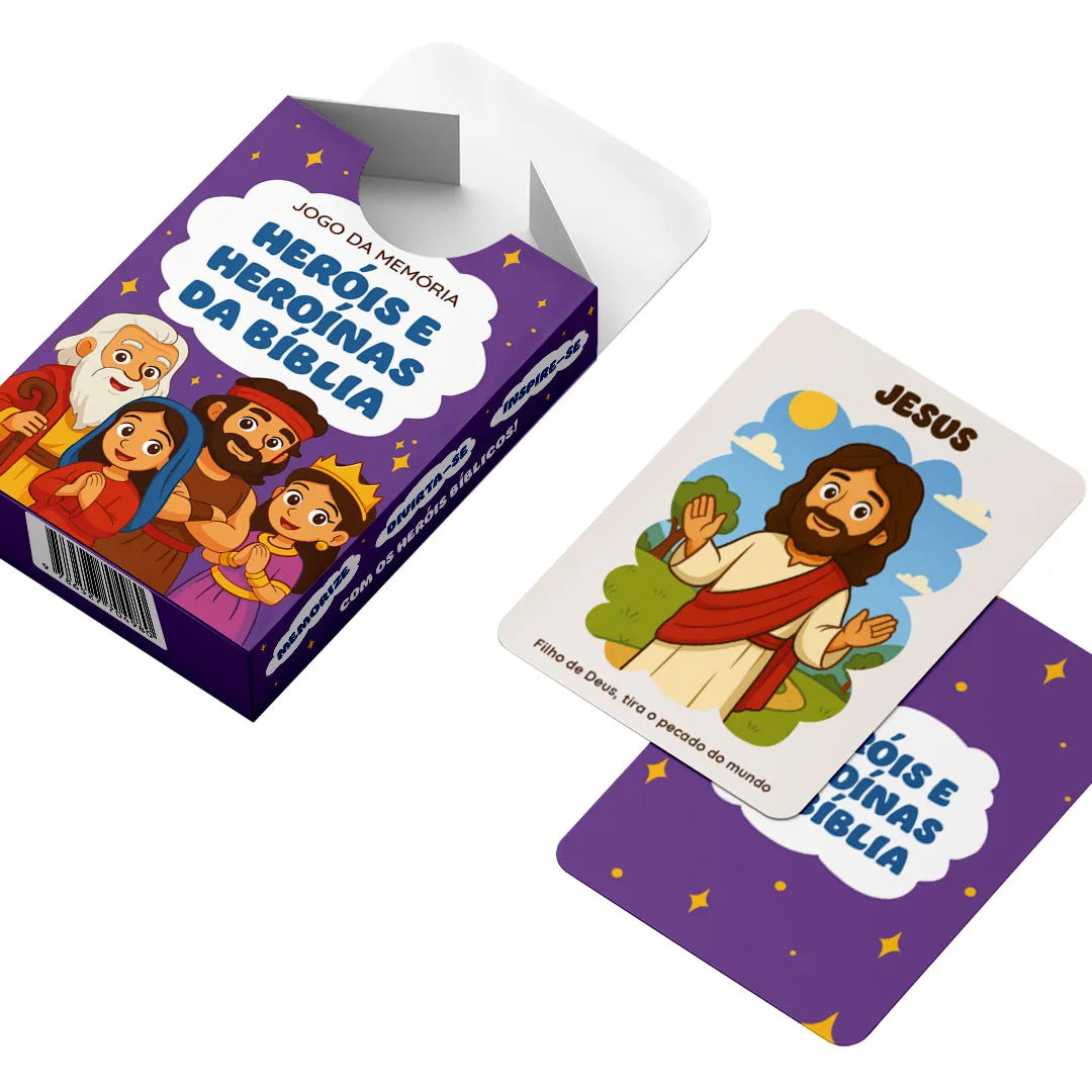 Jogo da Memória | Heróis e Heroínas da Bíblia