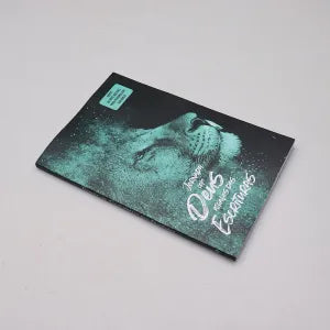 Abas Adesivas para Bíblia | Jornada com Deus Através das Escrituras | Leão Azul