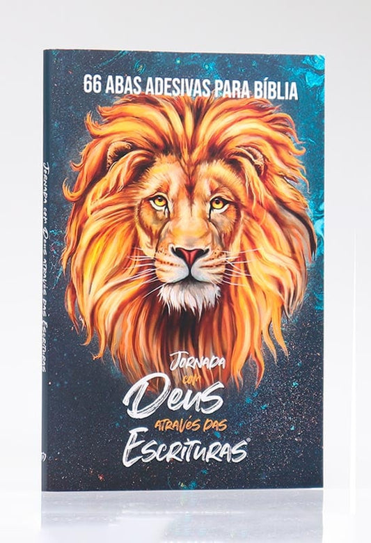 Abas Adesivas para Bíblia | Jornada com Deus Através das Escrituras | Alfa e Ômega