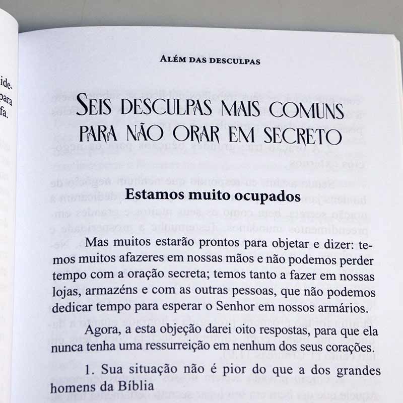 Além das Desculpas | Thomas Brooks