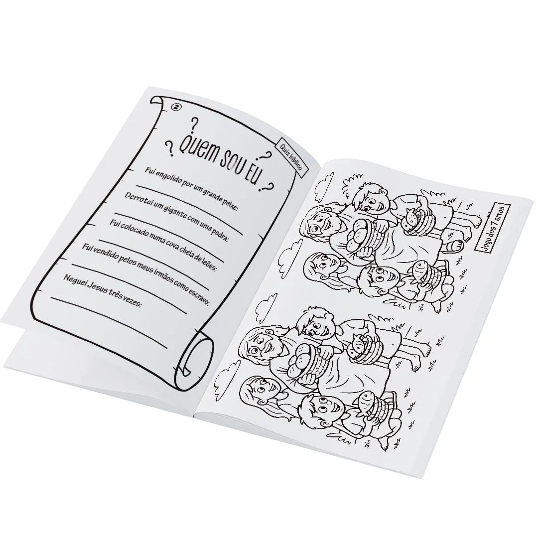 Bíblia Livro de colorir e atividades