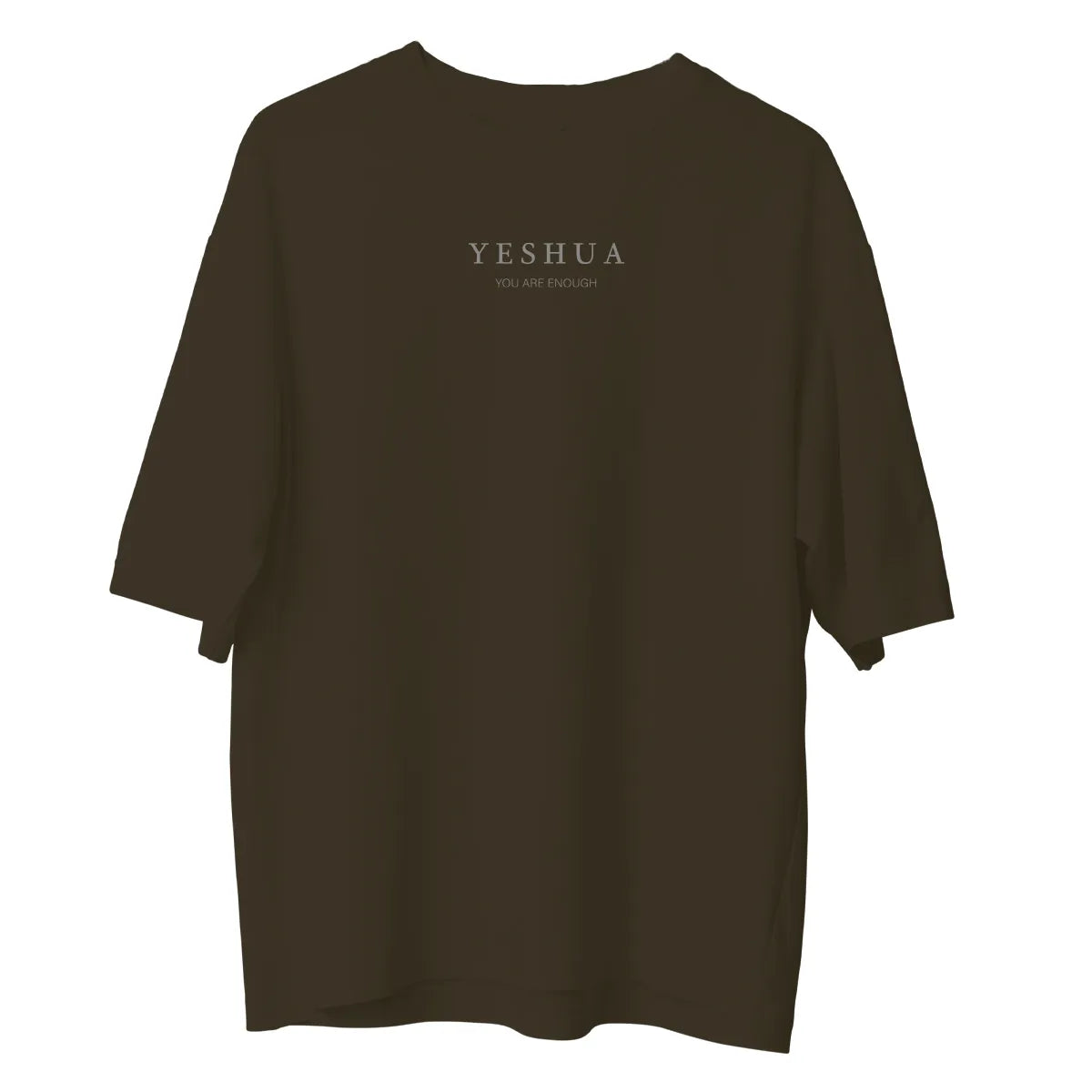 Camiseta Cristã Oversized - É tudo sobre ele | Ocre