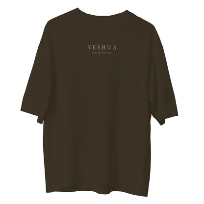 Camiseta Cristã Oversized - É tudo sobre ele | Ocre