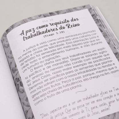 Devocional Minutos de Paz | Rosa e Verde