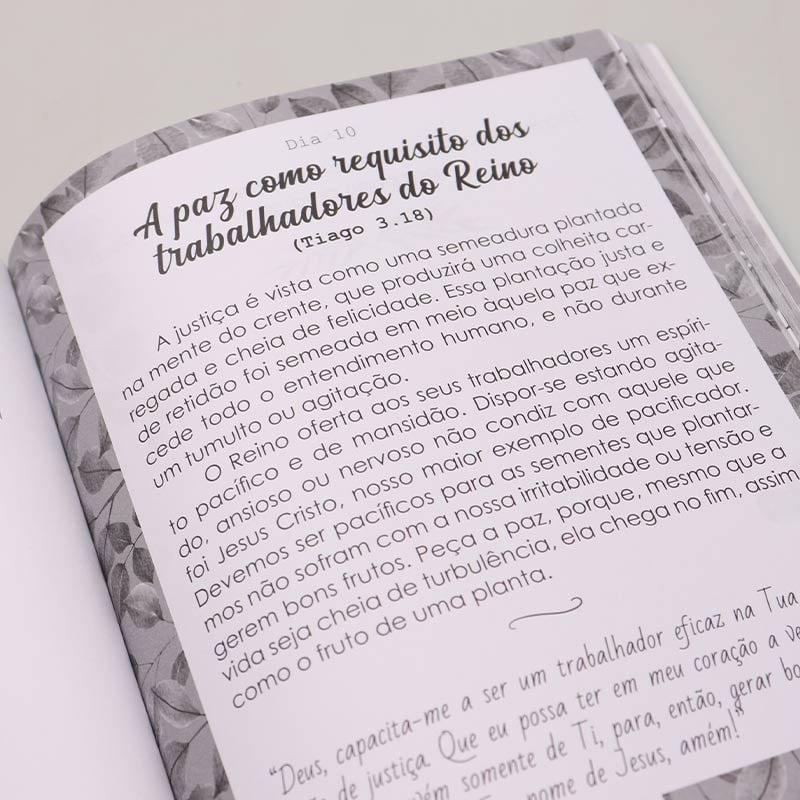 Devocional Minutos de Paz | Rosa e Verde