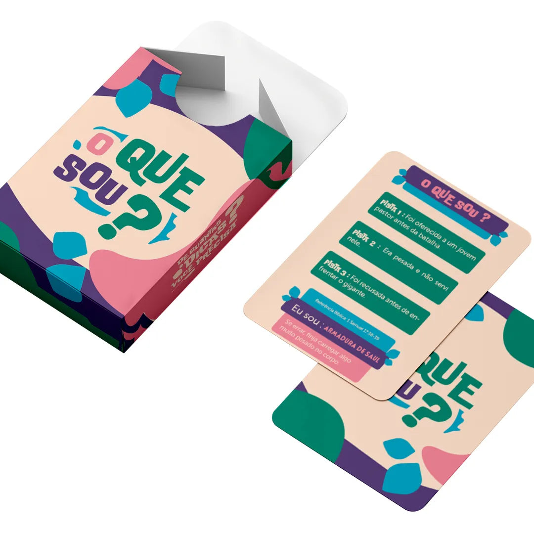 Jogo Bíblico de Cartas | O Que Sou - Penkal