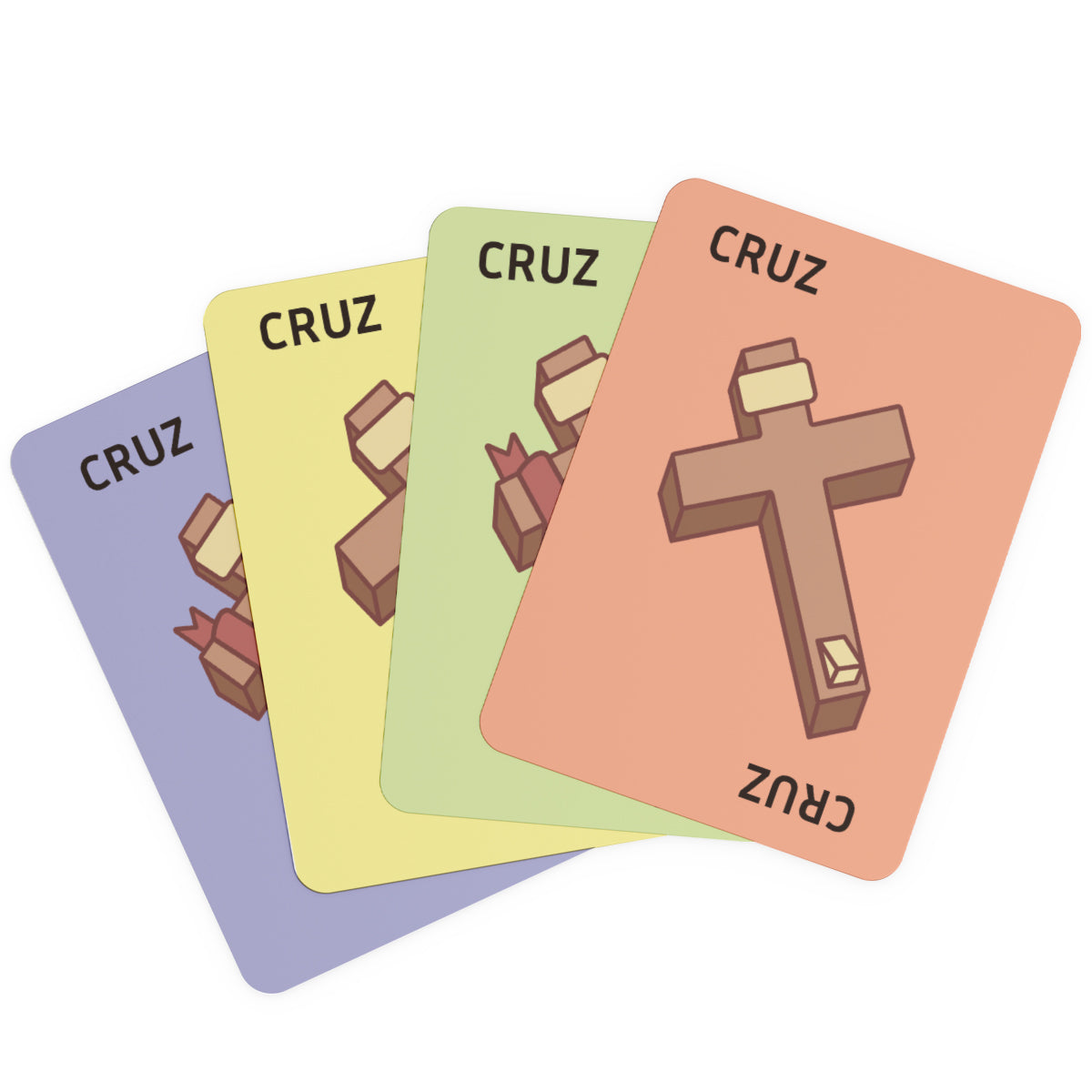 Jogo Bíblico - Cruz, Jesus, Bíblia, Cálice, Peixe - Penkal - 100 cartas