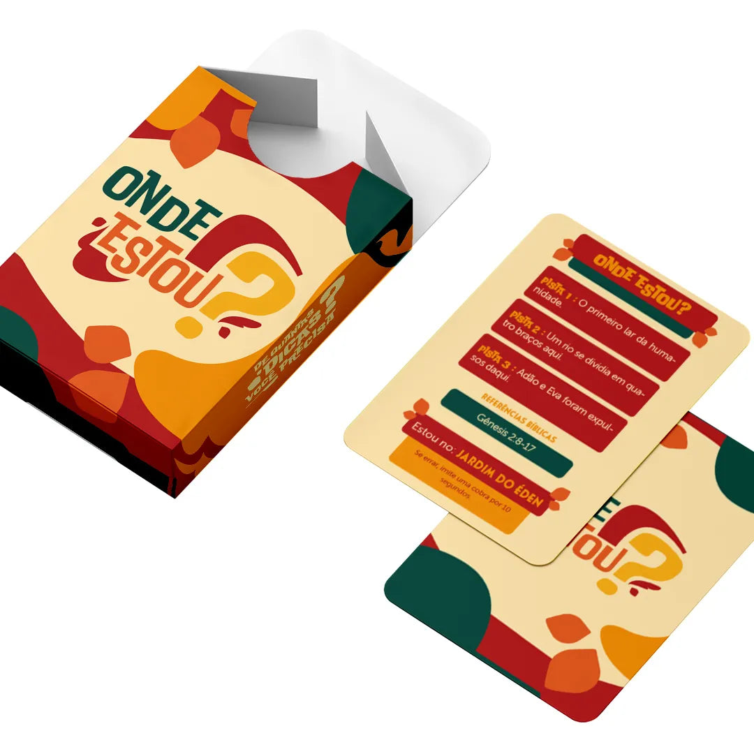 Jogo Bíblico de Cartas | Onde Estou? - Penkal