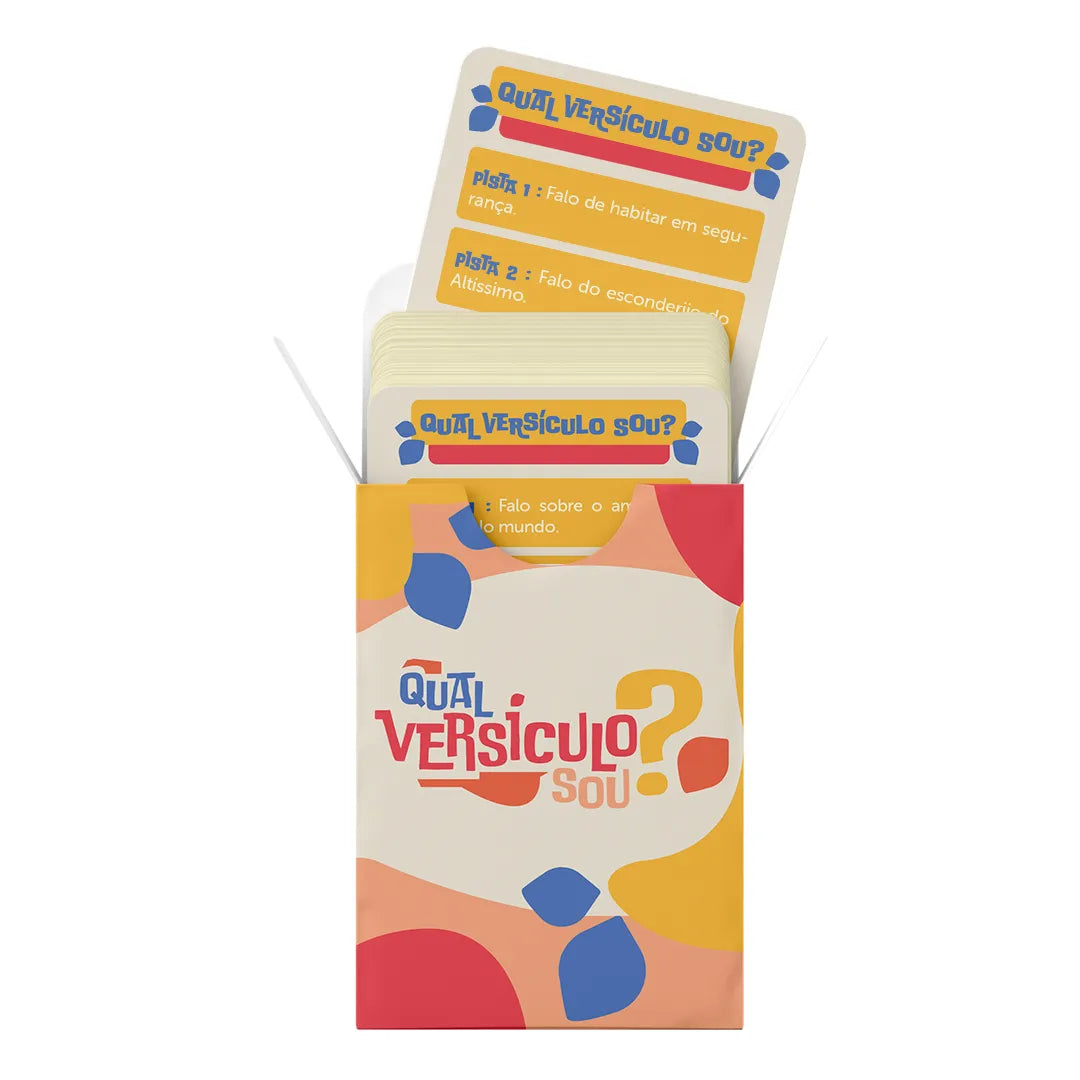 Jogo Bíblico de Cartas | Qual Versículo Sou - Penkal
