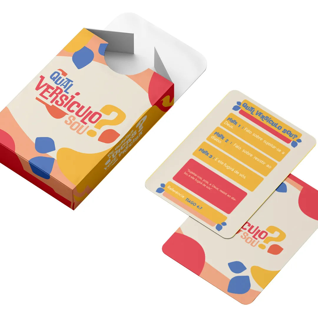 Jogo Bíblico de Cartas | Qual Versículo Sou - Penkal