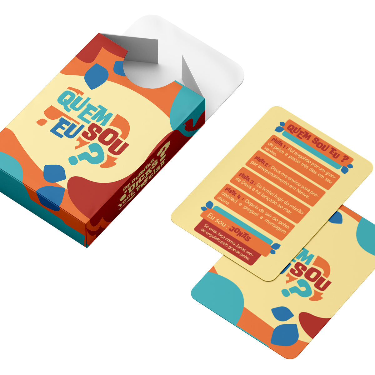 Jogo Bíblico de Cartas | Quem Sou Eu - Penkal